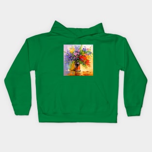 Bouquet of wild flowers Kids Hoodie